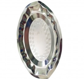 Đĩa hấp cá - Dĩa Hột Xoài Inox Cao Cấp
